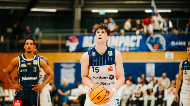 ,

GER, VfL SparkassenStars Bochum vs. Eisbaeren Bremerhaven, Basketball, ProA, 2. Spieltag, Spielzeit 2026/2027, 02.10.2026

Foto: Eibner-Pressefoto/Javad Mohammadpour