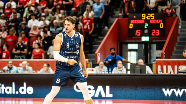 GER, GIESSEN 46ers vs. VfL SparkassenStars Bochum, Basketball, ProA, 3. Spieltag, Spielzeit 2026/2027, 04.10.2026

Foto: Eibner-Pressefoto/Javad Mohammadpour